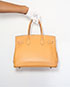 Birkin 30 Fjord Leather in Natural Sable, back view